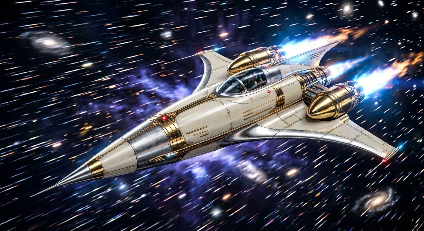 Le vaisseau spatial The Comet